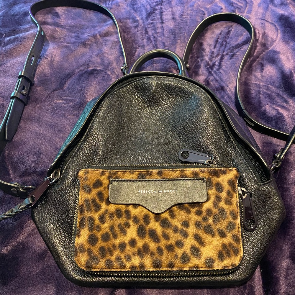 Rebecca Minkoff Leopard Emma Backpack NWOT